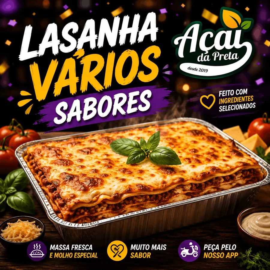 Lasanha gratinada